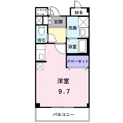 エレガント 207【管理NO：1-011969501-02060】 ★家具家電は申し込み後に搬入します 2026年07月下旬入居可能の外観画像