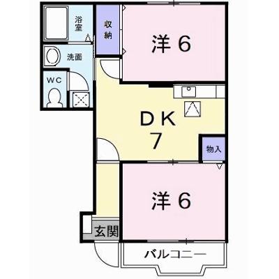 Ｌａｗ　Ｆｌｏｗｅｒ 102【管理NO：1-010535801-01020】 ★家具家電は申し込み後に搬入します 2026年08月下旬入居可能の外観画像