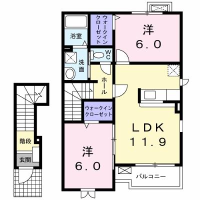 サンパティーク・パレス　Ｃ 203【管理NO：1-015166503-02030】 ★家具家電は申し込み後に搬入します 2026年08月下旬入居可能の外観画像