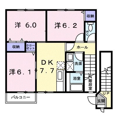 ジュネス９９Ｂ 202【管理NO：1-007809401-02020】 ★家具家電は申し込み後に搬入します 2026年08月下旬入居可能の外観画像