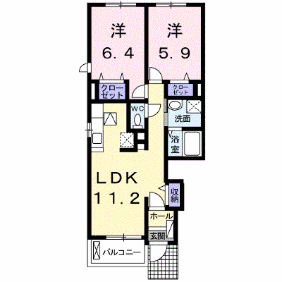 アリストガーデンⅠ 101【管理NO：1-019300301-01010】 ★家具家電は申し込み後に搬入します★の外観画像