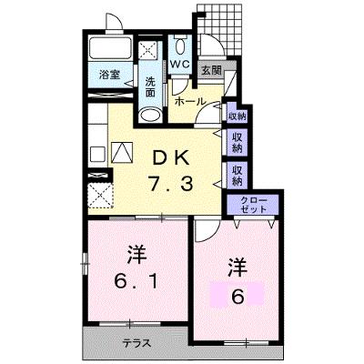 サンライズガーデンＢ 103【管理NO：1-015972102-01030】 ★家具家電は申し込み後に搬入します 2026年08月下旬入居可能の外観画像