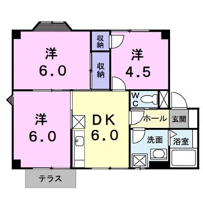 シャルマンハイムⅡ 102【管理NO：1-003075902-01020】 ★家具家電は申し込み後に搬入します★ ★2026年09月下旬入居可能★の外観画像