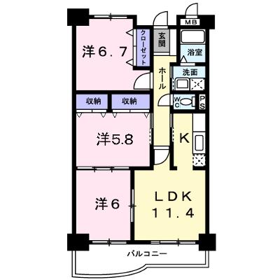 アンソレイエ湊 203【管理NO：1-010309201-02030】 ★家具家電は申し込み後に搬入します 2026年08月下旬入居可能の外観画像