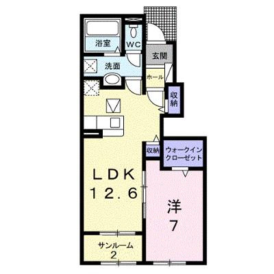 ｈａｋｕｔｏ　Ａ 102【管理NO：1-026098101-01020】 ★家具家電は申し込み後に搬入します 2026年09月中旬入居可能の外観画像