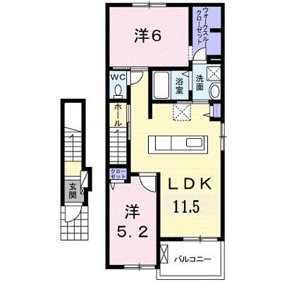 エミネンス　Ｂ 203【管理NO：1-024012302-02030】 ★家具家電は申し込み後に搬入します 2026年09月中旬入居可能の外観画像