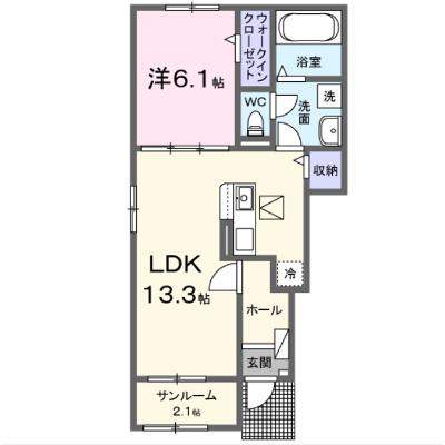 レジデンスカンタービレ　Ｂ 101【管理NO：1-028627302-01010】 ★家具家電は申し込み後に搬入します★ ★2027年01月下旬入居可能★の外観画像