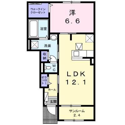 グラン・ア－ブル　Ⅱ 103【管理NO：1-025502502-01030】 ★家具家電は申し込み後に搬入します★の外観画像