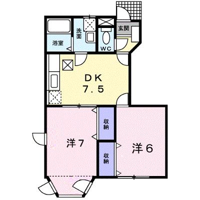 ラフェーヌＡ 104【管理NO：1-009320101-01040】 ★家具家電は申し込み後に搬入します★ ★2026年08月下旬入居可能★の外観画像