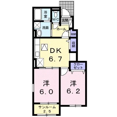 アレーズ　Ｄ 103【管理NO：1-020973202-01030】 ★家具家電は申し込み後に搬入します★ ★2026年08月下旬入居可能★の外観画像
