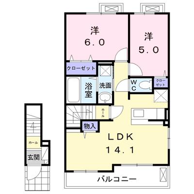 アルカンシエル 204【管理NO：1-024530401-02040】 ★家具家電は申し込み後に搬入します 2026年09月中旬入居可能の外観画像