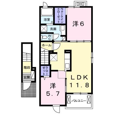 ハピネス・ベルＢ 204【管理NO：1-021177102-02040】 ★家具家電は申し込み後に搬入します★ ★2026年09月中旬入居可能★の外観画像