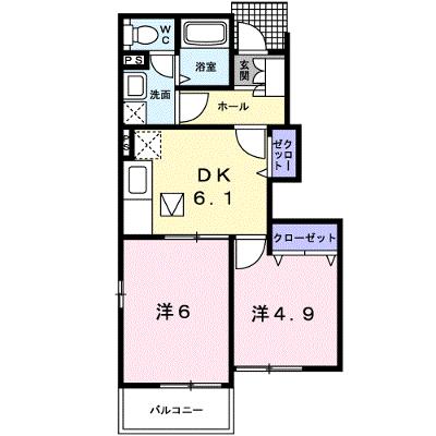 アルモニー 102【管理NO：1-014393001-01020】 ★家具家電は申し込み後に搬入します★ ★2026年08月下旬入居可能★の外観画像