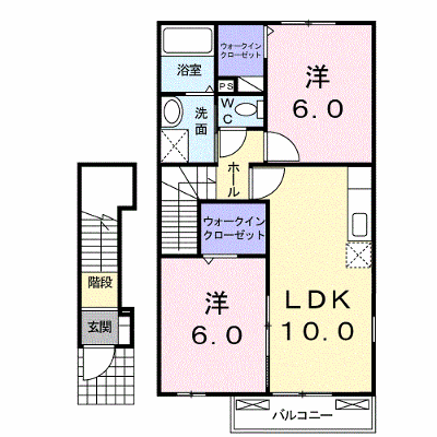 グリーンパークＣ 204【管理NO：1-014635803-02040】 ★家具家電は申し込み後に搬入しますの外観画像