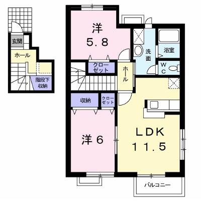 サンハイムＭⅡ 201【管理NO：1-009382902-02010】 ★家具家電は申し込み後に搬入します★の外観画像