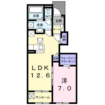 ファザム・ツイン菊池Ｃ 105【管理NO：1-026430503-01040】 ★家具家電は申し込み後に搬入します★の外観画像