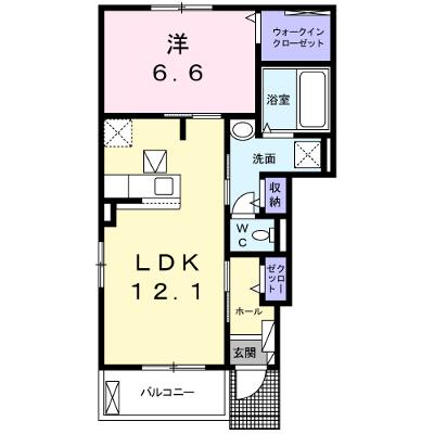 サンライト桜Ⅱ 101【管理NO：1-025167402-01010】 ★家具家電は申し込み後に搬入しますの外観画像