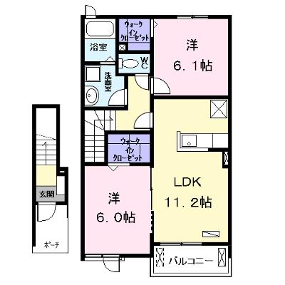 グリーン・クレスト 202【管理NO：1-020763901-02020】 ★家具家電は申し込み後に搬入します★ ★2026年08月下旬入居可能★の外観画像