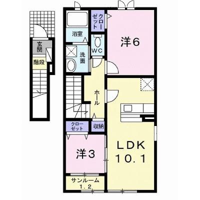 パッシオ 201【管理NO：1-020488801-02010】 ★家具家電は申し込み後に搬入します 2026年09月中旬入居可能の外観画像
