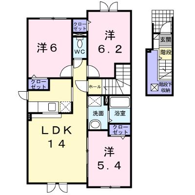 ビクトリー・Ａ 204【管理NO：1-015999901-02040】 ★家具家電は申し込み後に搬入します★の物件写真1