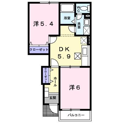 シャン・ド・フルール　Ａ 103【管理NO：1-012355601-01030】 ★家具家電は申し込み後に搬入します 2026年09月上旬入居可能の外観画像