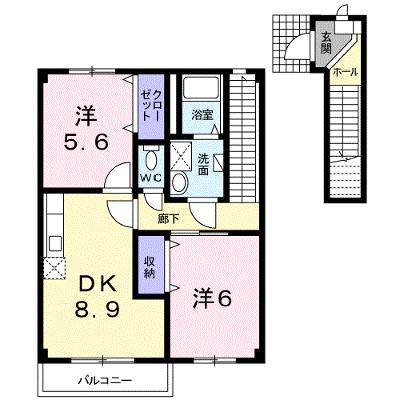 ブリッサ 202【管理NO：1-012590701-02020】 ★家具家電は申し込み後に搬入します 2026年08月中旬入居可能の外観画像