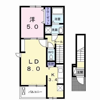 グラン・エトワール 201【管理NO：1-024286201-02010】 ★家具家電は申し込み後に搬入します★ ★2026年08月下旬入居可能★の外観画像