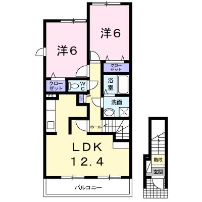 ラッフィナート 201【管理NO：1-015624501-02010】 ★家具家電は申し込み後に搬入します★ ★2026年09月中旬入居可能★の外観画像