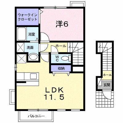 ブリージーハウス 201【管理NO：1-013976501-02010】 ★家具家電は申し込み後に搬入します★の外観画像