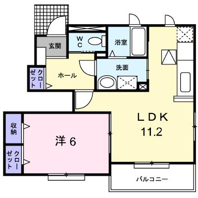ローズ 101【管理NO：1-013313901-01010】 ★家具家電は申し込み後に搬入します★ ★2026年09月中旬入居可能★の外観画像