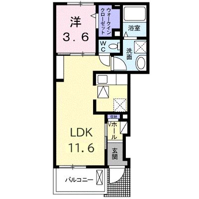 ルピナス・リバーＡ 102【管理NO：1-022185901-01020】 ★家具家電は申し込み後に搬入します 2026年08月下旬入居可能の外観画像