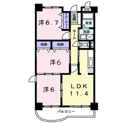 クラール 506【管理NO：1-011540901-05060】 ★家具家電は申し込み後に搬入します 2026年09月中旬入居可能の外観画像