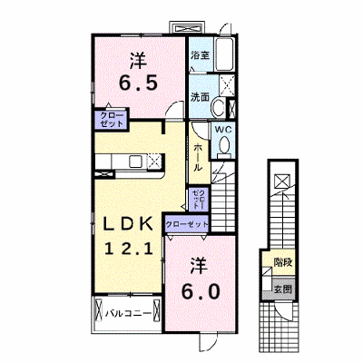 ウエストピークⅣ 201【管理NO：1-015882901-02010】 ★家具家電は申し込み後に搬入します★の外観画像