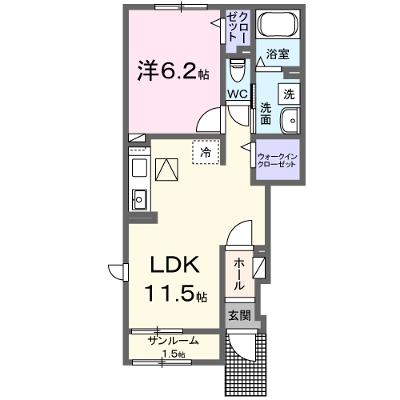 レジーナ　ガーデンＡ 101【管理NO：1-027521001-01010】 ★家具家電は申し込み後に搬入します★ ★2026年09月中旬入居可能★の外観画像