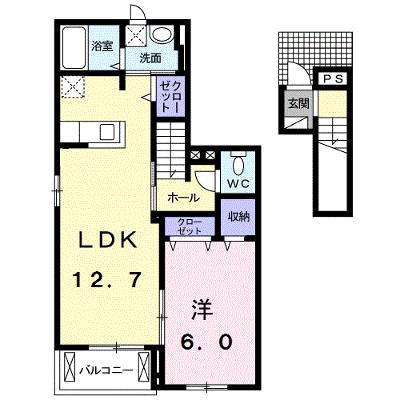 モデッサ１５ 205【管理NO：1-023579401-02050】 ★家具家電は申し込み後に搬入します 2026年09月中旬入居可能の外観画像