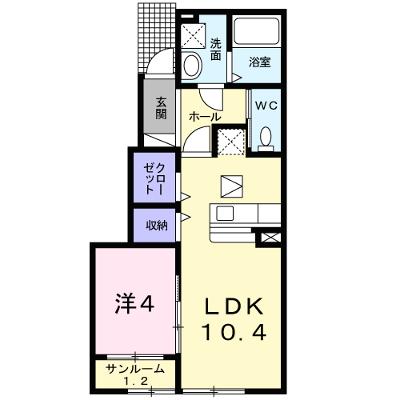 ファミリア村上 104【管理NO：1-017368701-01040】 ★家具家電は申し込み後に搬入します★の外観画像