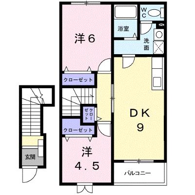 グランツⅠ 204【管理NO：1-011982001-02040】 ★家具家電は申し込み後に搬入します 2026年09月中旬入居可能の外観画像