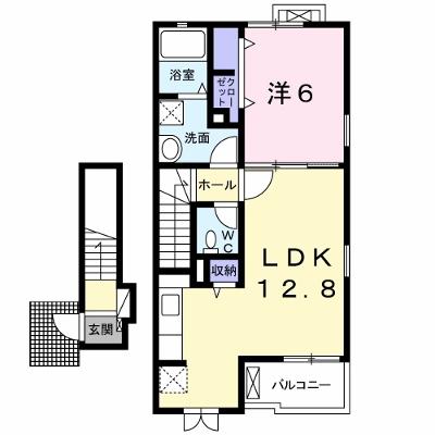 ドルフィン　Ａ 201【管理NO：1-020593301-02010】 ★家具家電は申し込み後に搬入します 2026年10月中旬入居可能の外観画像