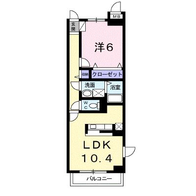 エスポアメゾンⅡ 101【管理NO：1-016113901-01010】 ★家具家電は申し込み後に搬入します★の外観画像