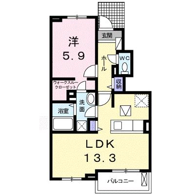 シャンティ 102【管理NO：1-020570901-01020】 ★家具家電は申し込み後に搬入します 2026年08月下旬入居可能の外観画像