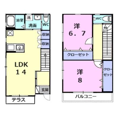 カノー後藤Ⅱ 105【管理NO：1-099502801-01020】 ★家具家電は申し込み後に搬入します 2026年08月下旬入居可能の外観画像
