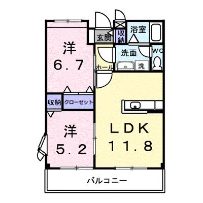 カーサグランデⅠ 202【管理NO：1-015381801-02020】 ★家具家電は申し込み後に搬入します 2026年09月中旬入居可能の外観画像
