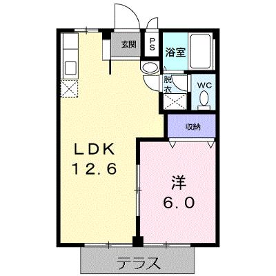 シティハイツなかの 105【管理NO：1-001120401-01040】 ★家具家電は申し込み後に搬入します 2026年08月下旬入居可能の外観画像