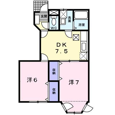 シャトー　ラ　メールＢ 102【管理NO：1-010618902-01020】 ★家具家電は申し込み後に搬入します 2026年08月下旬入居可能の外観画像