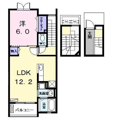 アリビエ　Ⅰ 303【管理NO：1-018903201-03030】 ★家具家電は申し込み後に搬入します 2026年08月下旬入居可能の外観画像