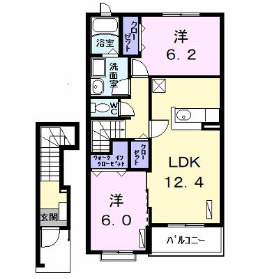 カルムメゾン 202【管理NO：1-014068001-02020】 ★家具家電は申し込み後に搬入します 2026年08月下旬入居可能の外観画像