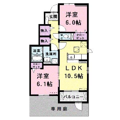 ハーベストガーデンⅠ 101【管理NO：1-017616001-01010】 ★家具家電は申し込み後に搬入します 2026年08月下旬入居可能の外観画像