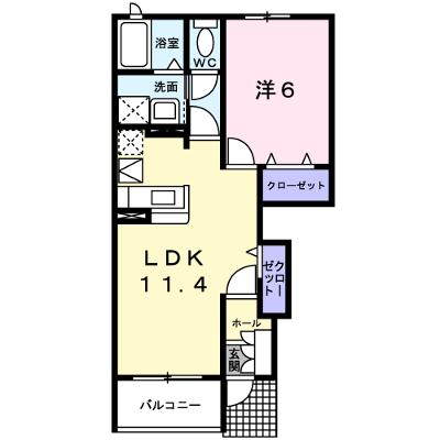 ヴィラ・リッツⅡ 102【管理NO：1-014608701-01020】 ★家具家電は申し込み後に搬入します★ ★2026年09月上旬入居可能★の外観画像