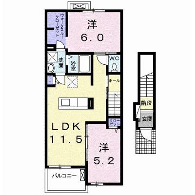 ルナ・ソレイユⅡ 203【管理NO：1-025266102-02030】 ★家具家電は申し込み後に搬入します 2026年09月中旬入居可能の外観画像