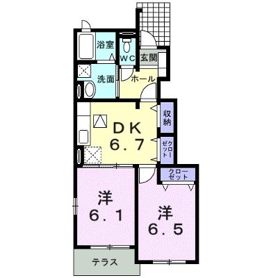 ルミエール岬 105【管理NO：1-015304701-01040】 ★家具家電は申し込み後に搬入します 2026年09月中旬入居可能の外観画像